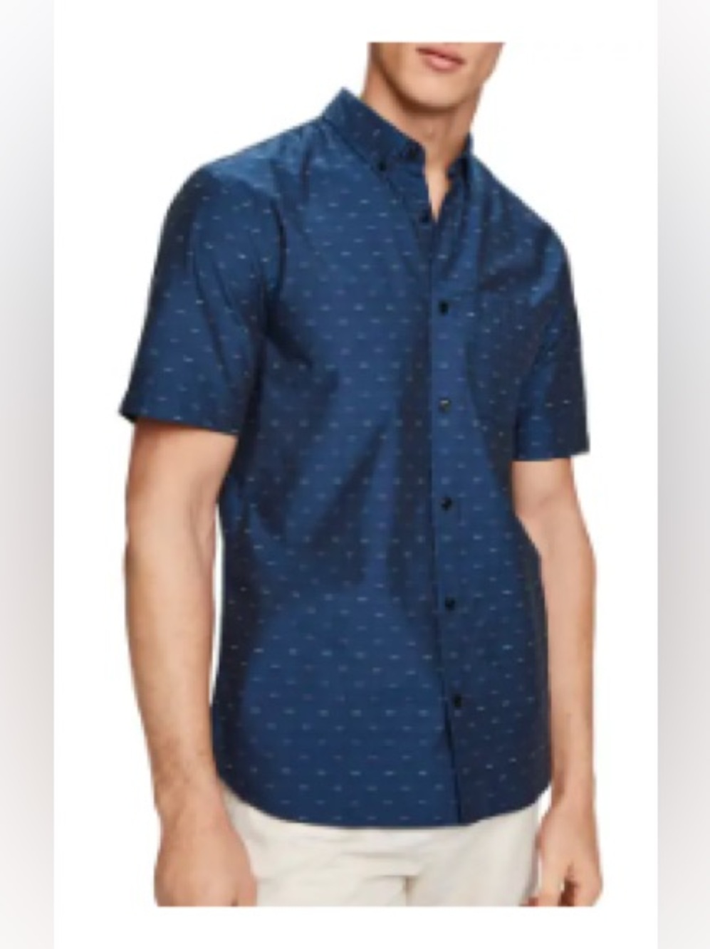 Scotch & Soda 100% men’s cotton button down shirt